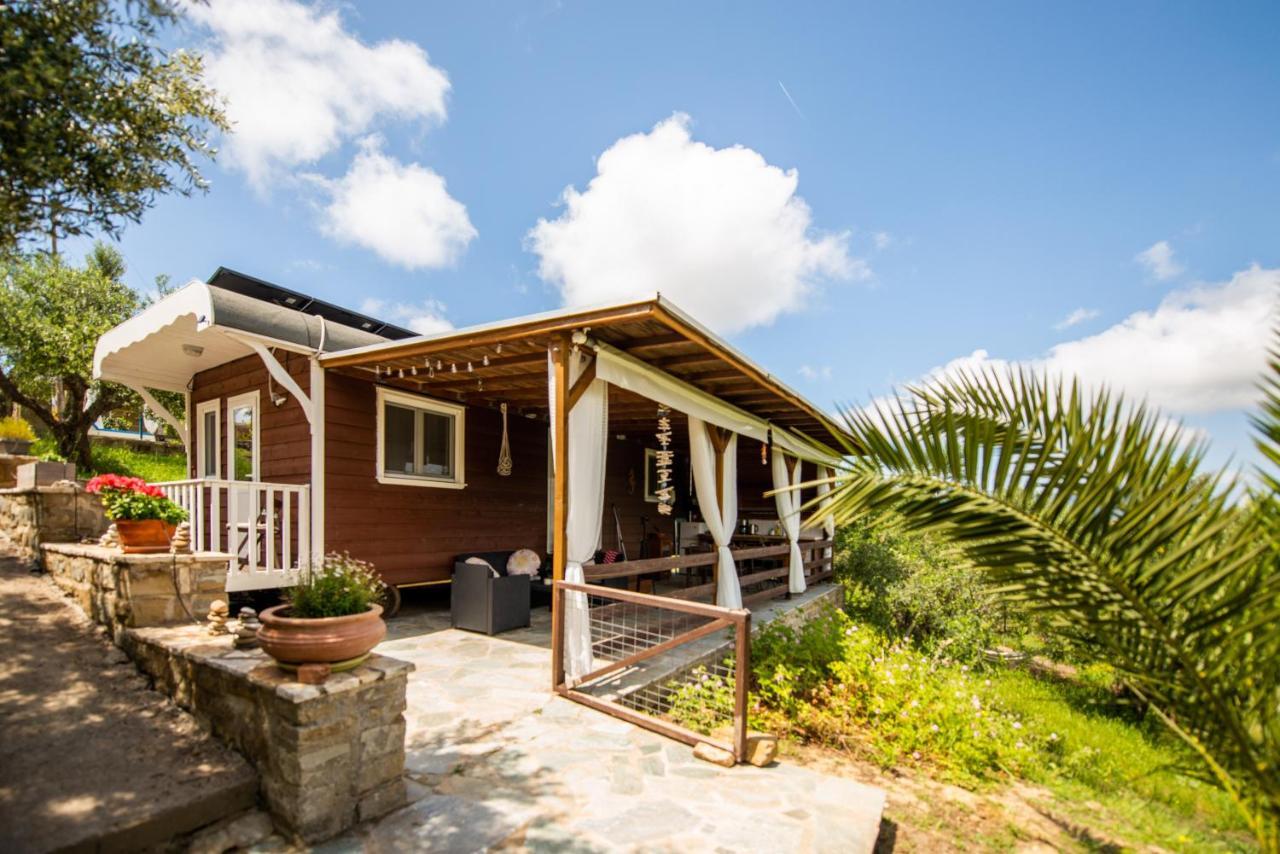 Hakuna Matata Holidays Wooden Lodge With Airco & Pool In Greek Olive Grove Methoni  Exterior foto